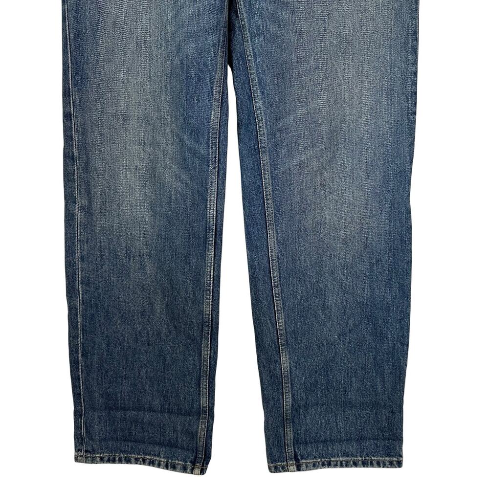Zara ZW Collection Straight Leg Jeans Blue Size 6 - Picture 6 of 11